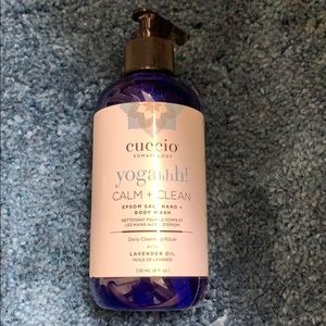 Cuccio body wash lavender oil
